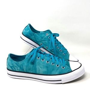 Converse CTAS OX Low Top Blue White Men’s Canvas Skate Sneakers Size 170860F
